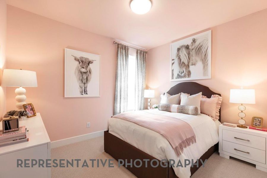 Furnished interior view inside a new home in Cross Creek West, Fulshear (Image 26).