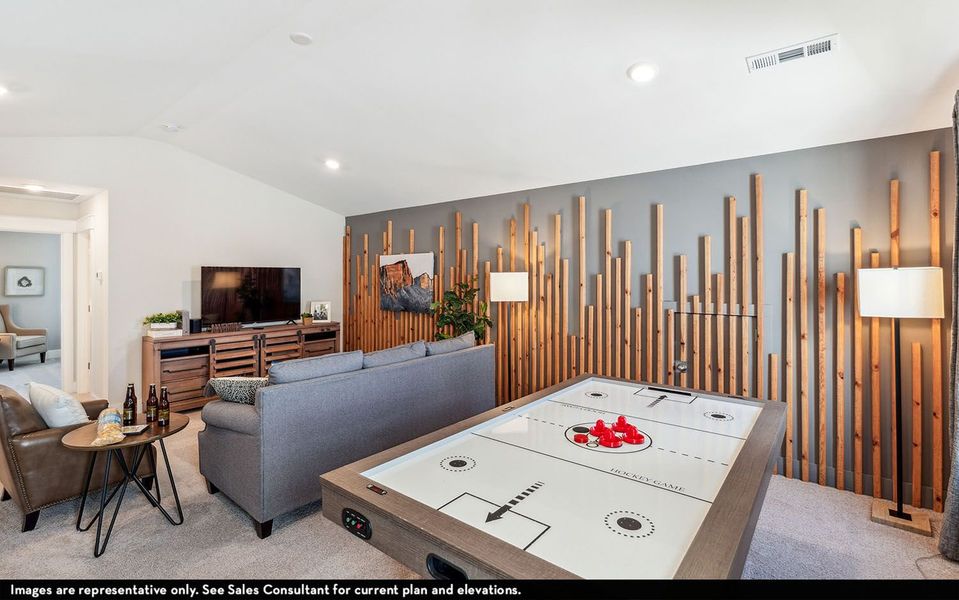 Furnished interior view inside a new home in McCain's Station, Gallatin (Image 27).