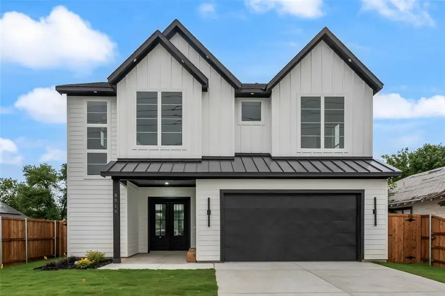 Front exterior of a new home in , Dallas, TX, highlighting curb appeal (Image 1). Front exterior of a new home in , Dallas, TX, highlighting curb appeal (Image 1).