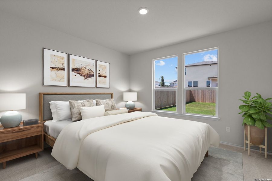 Furnished interior view inside a new home in The Overlook at Creekside, New Braunfels (Image 6). Furnished interior view inside a new home in The Overlook at Creekside, New Braunfels (Image 6).