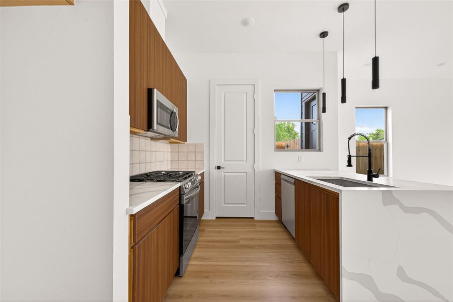 Furnished interior view inside a new home in , Houston (Image 16).