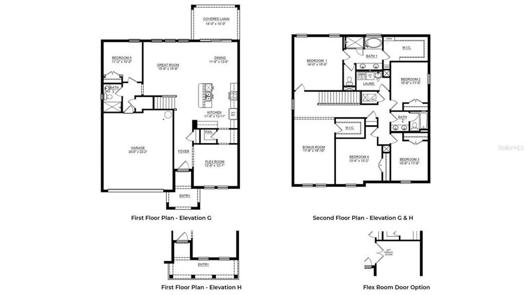 2D floor plan layout of this home in Ridge at Heath Brook, Ocala, FL (Image 3). 2D floor plan layout of this home in Ridge at Heath Brook, Ocala, FL (Image 3).