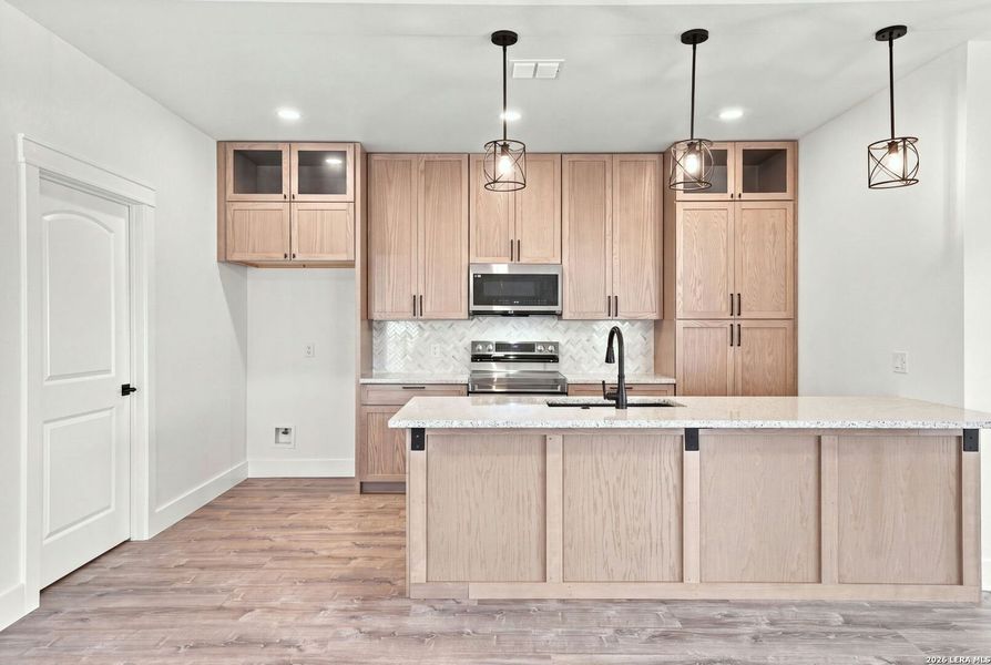 Furnished interior view inside a new home in , Kerrville (Image 7). Furnished interior view inside a new home in , Kerrville (Image 7).