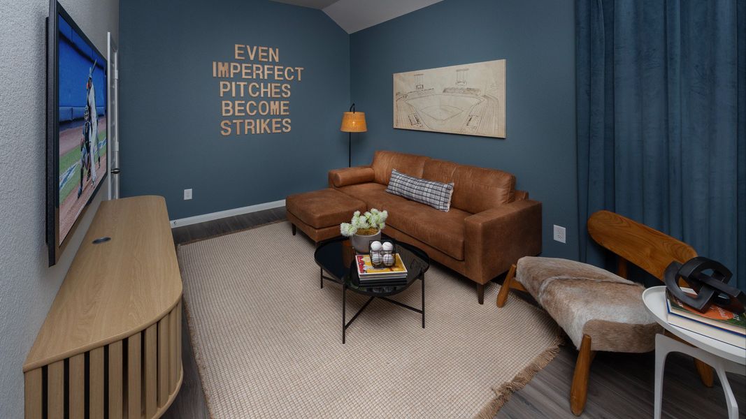 Representative furnished interior of a home built from the The Highlands by Legend Homes in Bluestem, Brookshire (Image 9).