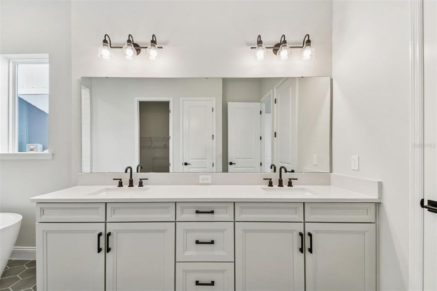 Furnished interior view inside a new home in Laureate Park at Lake Nona - Park Series, Orlando (Image 12).