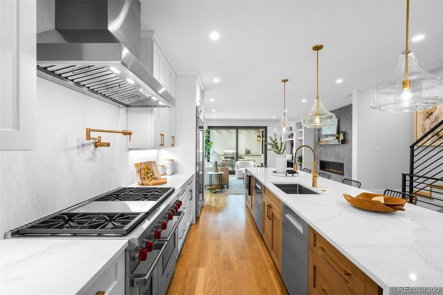Furnished interior view inside a new home in , Denver (Image 8).