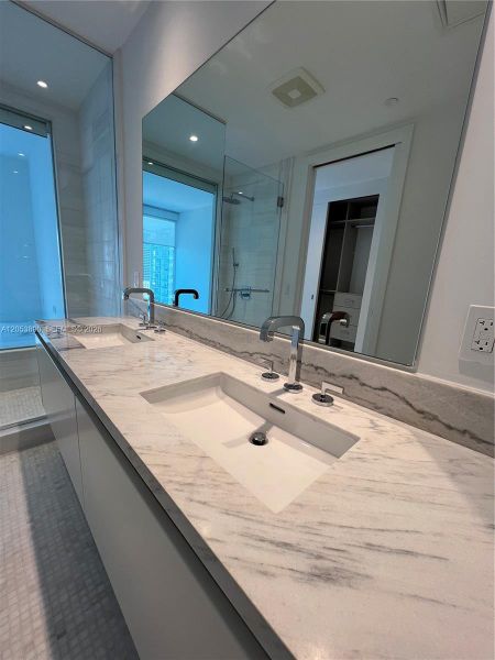 Close-up of interior finishes inside a home in , Miami (Image 10).
