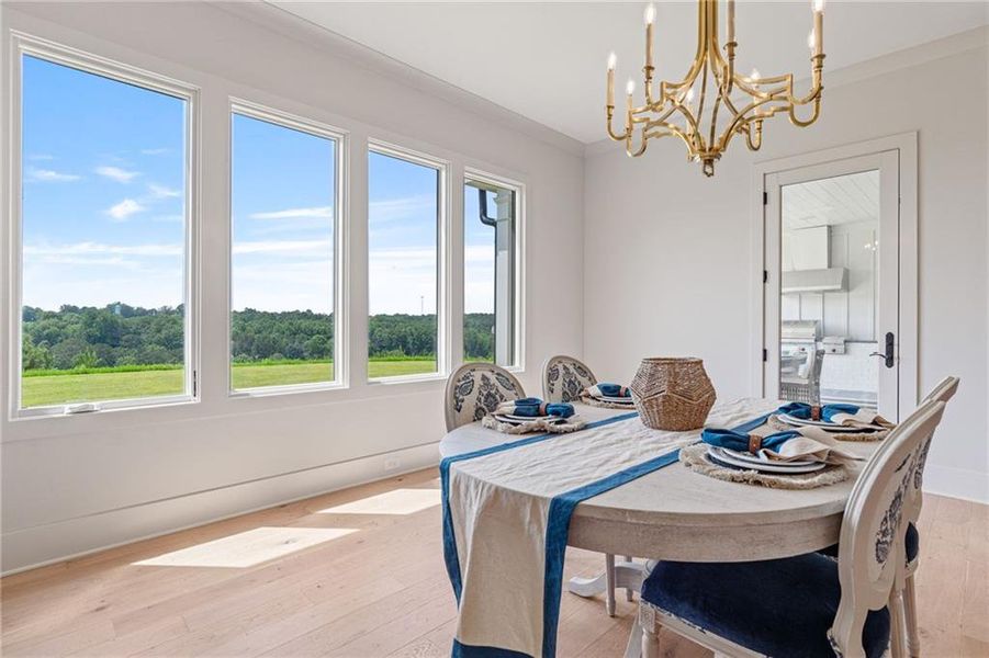Furnished interior view inside a new home in , Ball Ground (Image 48).