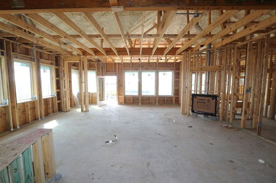 Spacious, unfurnished interior of a new home in Meridiana 55' Homesites, Manvel (Image 13). Spacious, unfurnished interior of a new home in Meridiana 55' Homesites, Manvel (Image 13).