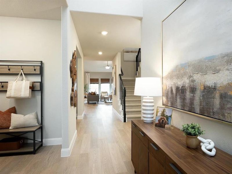 Furnished interior view inside a new home in Windmore, Princeton (Image 10).