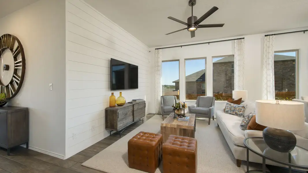 Furnished interior view inside a new home in Woodhavyn, Magnolia (Image 41).