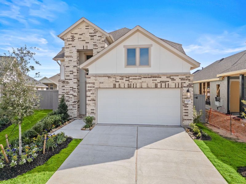 Front exterior of a new home in Jubilee, Hockley, TX, highlighting curb appeal (Image 2). Front exterior of a new home in Jubilee, Hockley, TX, highlighting curb appeal (Image 2).