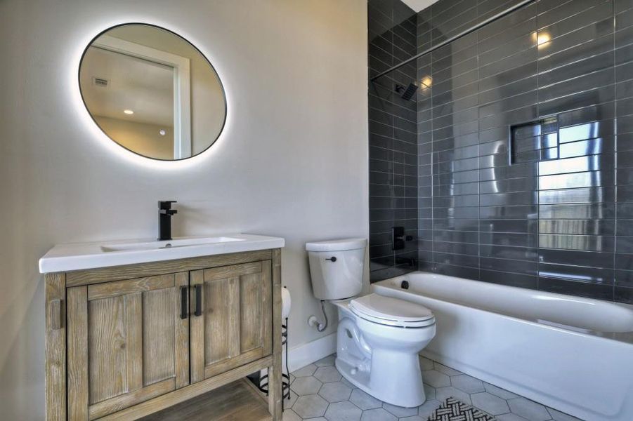 Furnished interior view inside a new home in , Blue Ridge (Image 47).