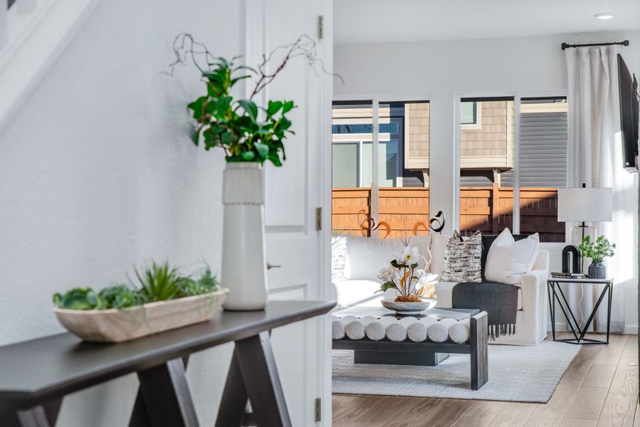 Furnished interior view inside a new home in Reunion, Commerce City (Image 36).
