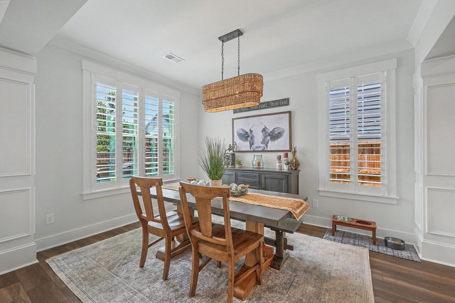 Furnished interior view inside a new home in , Johns Island (Image 10).