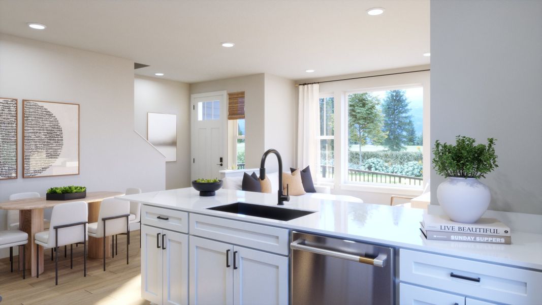 Representative furnished interior of a home built from the D by Trumark Homes in Erie Highlands, Erie (Image 7).