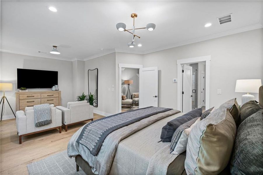 Furnished interior view inside a new home in Devin's Shire - A Kennesaw Tradition, Kennesaw (Image 10). Furnished interior view inside a new home in Devin's Shire - A Kennesaw Tradition, Kennesaw (Image 10).