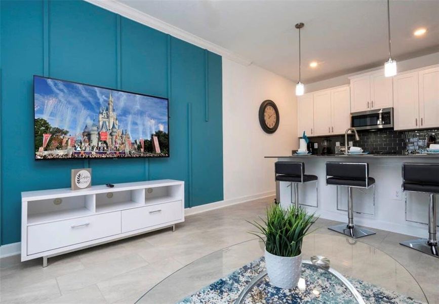 Furnished interior view inside a new home in , Kissimmee (Image 25).