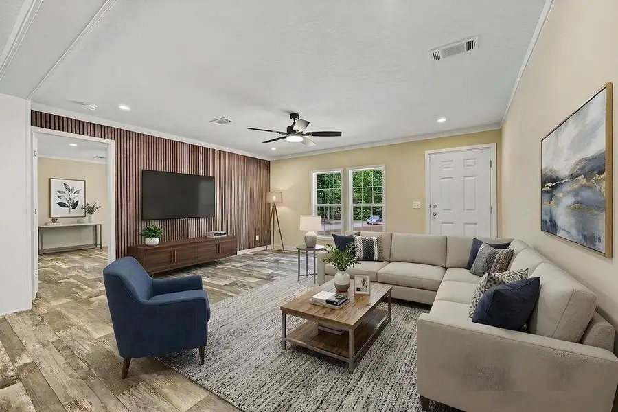 Furnished interior view inside a new home in , Eatonton (Image 8).