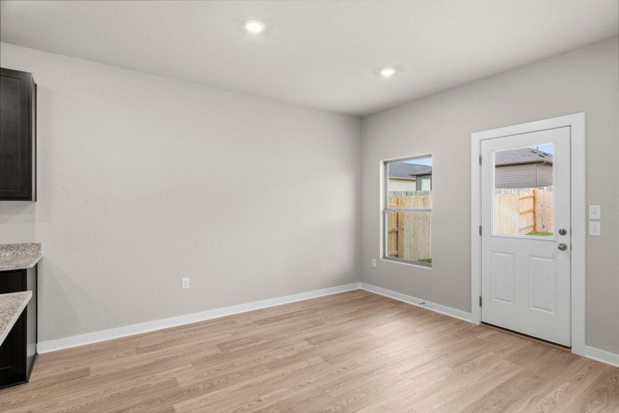 Casual Dining off of Kitchen