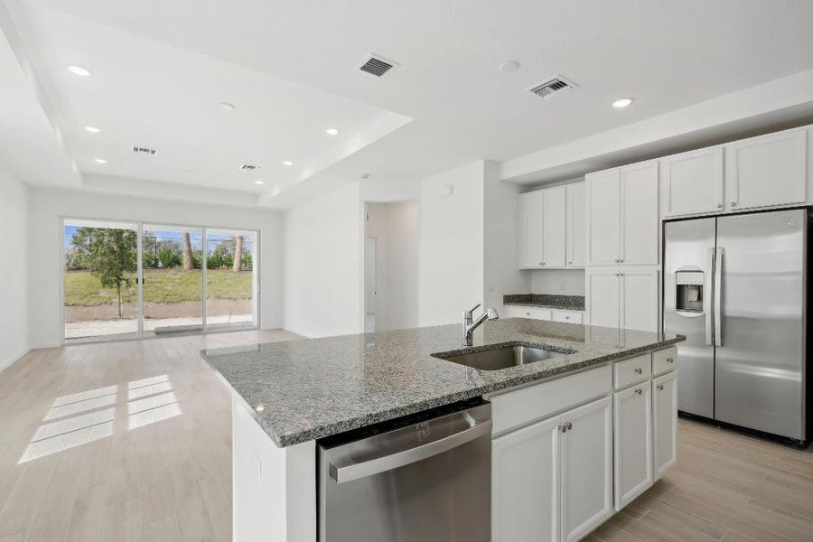 Kitchen, Dining Area & Great Room Kitchen, Dining Area & Great Room
