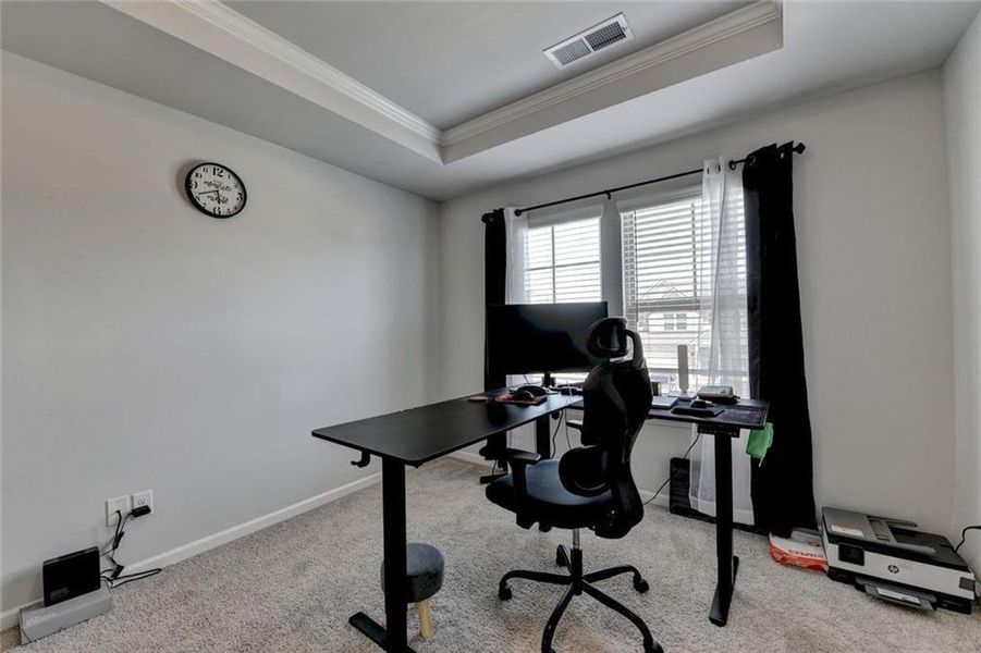 Furnished interior view inside a new home in Adagio, Dacula (Image 36).