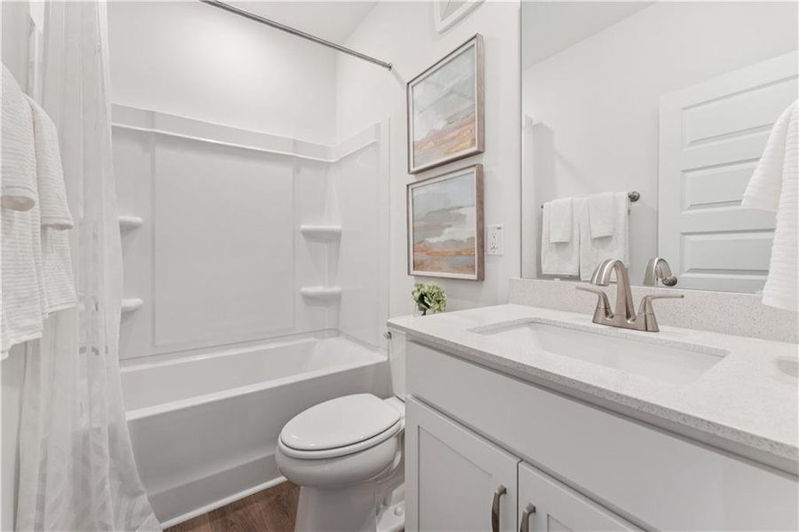 Furnished interior view inside a new home in , Atlanta (Image 5).
