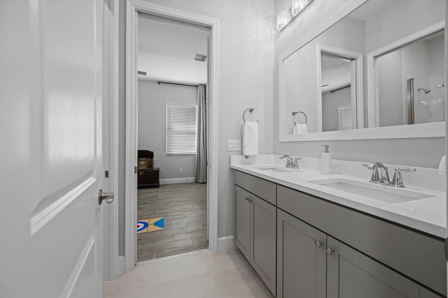 Furnished interior view inside a new home in , Westlake (Image 37). Furnished interior view inside a new home in , Westlake (Image 37).