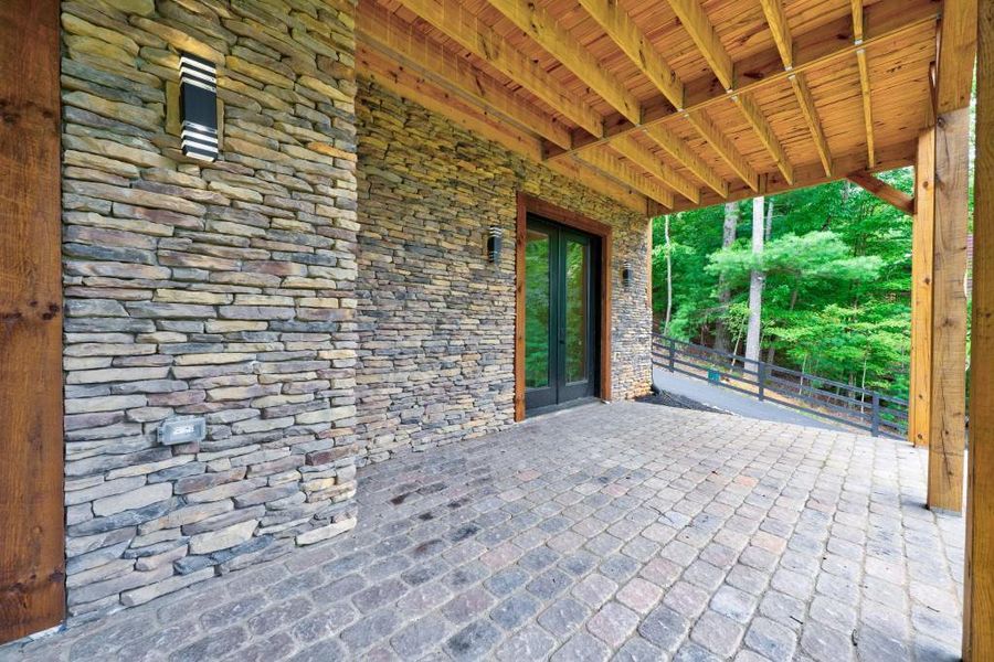Exterior details and patio area of a home in , Ellijay (Image 26). Exterior details and patio area of a home in , Ellijay (Image 26).