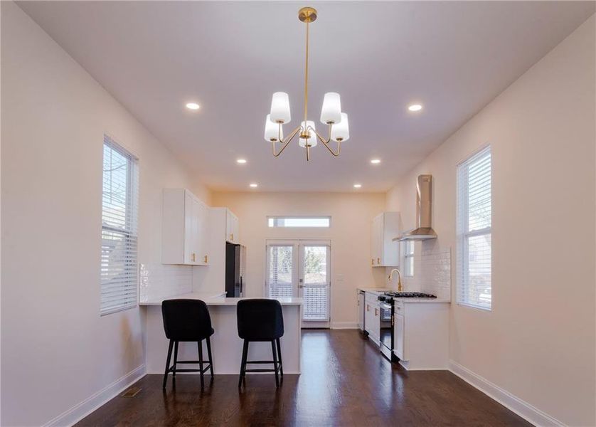 Furnished interior view inside a new home in , Atlanta (Image 4).