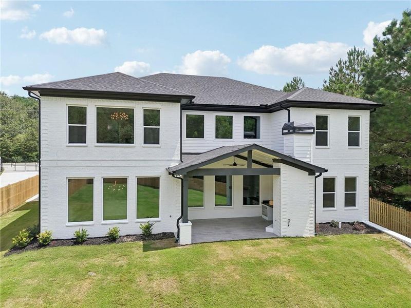 Exterior details and patio area of a home in , Dacula (Image 30).