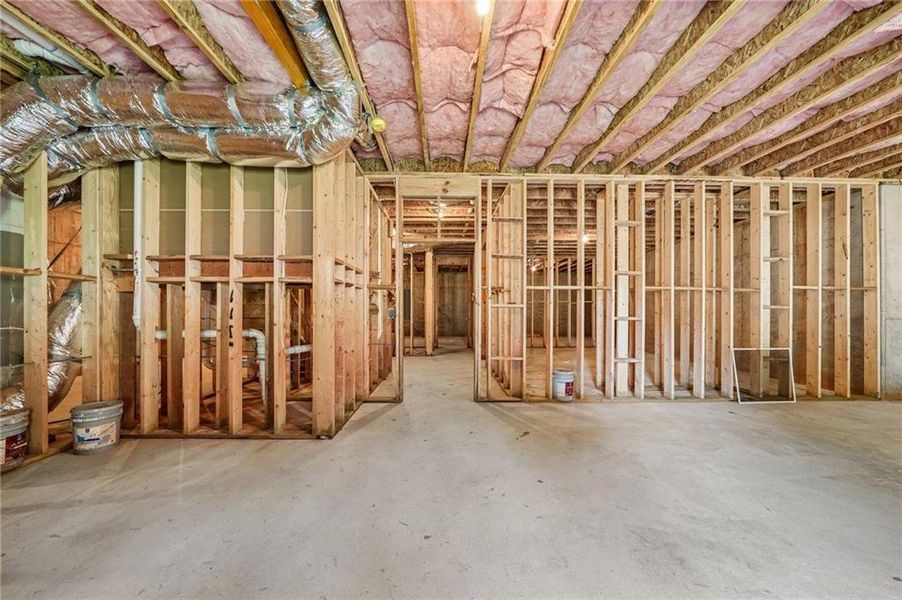 In-progress construction of a new home in Steeplechase, Hoschton, GA (Image 46).