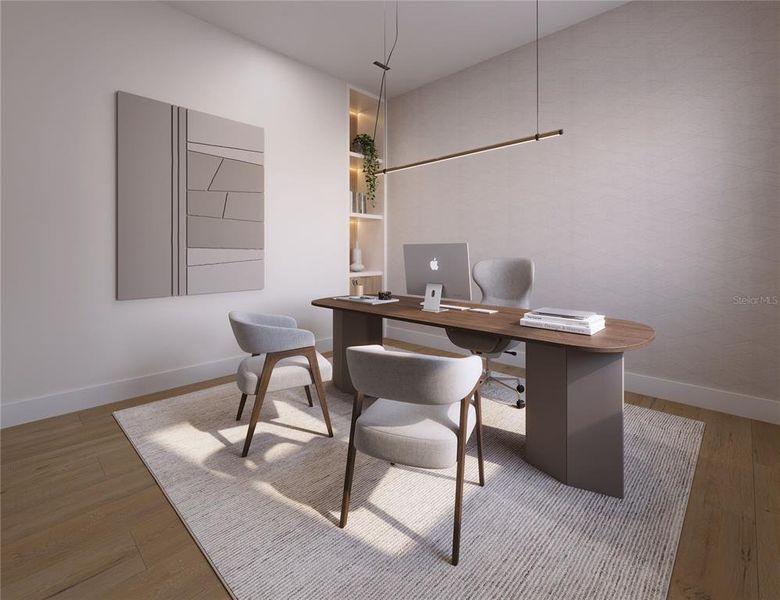 Furnished interior view inside a new home in , Oakland (Image 6).