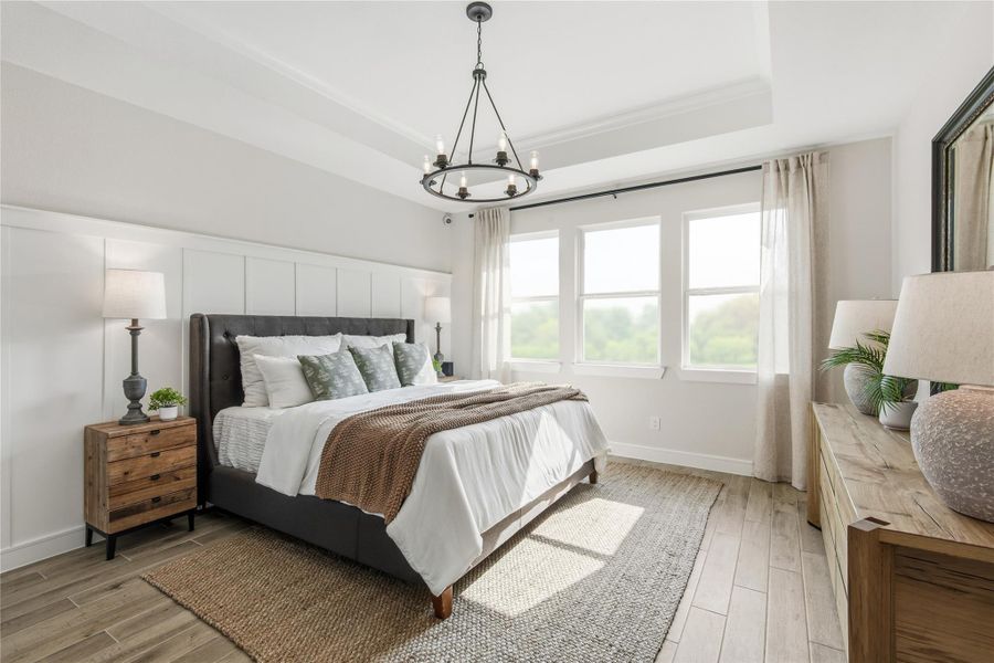 Spacious primary suite (*Photo not of actual home and used for illustration purposes only.)