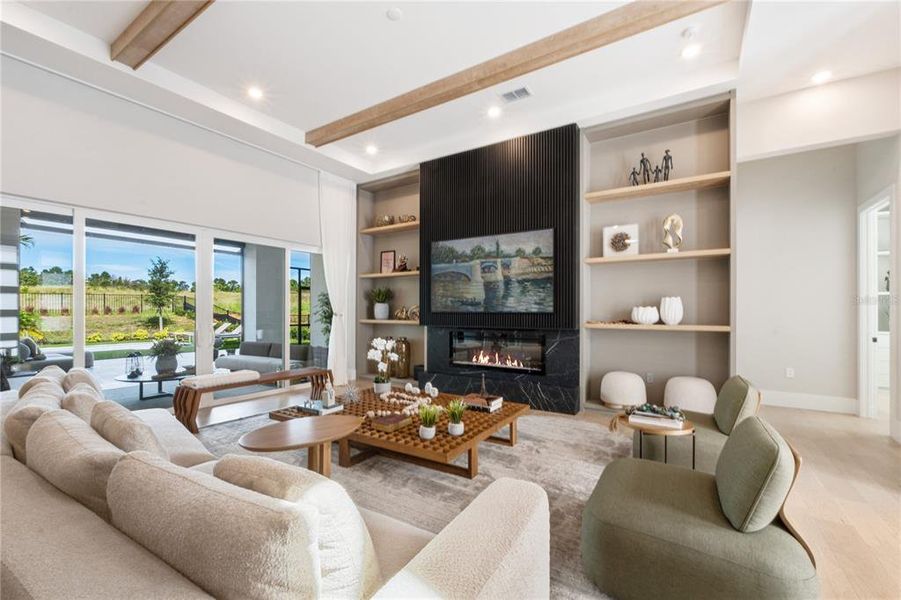 Furnished interior view inside a new home in Bella Collina, Montverde (Image 4).