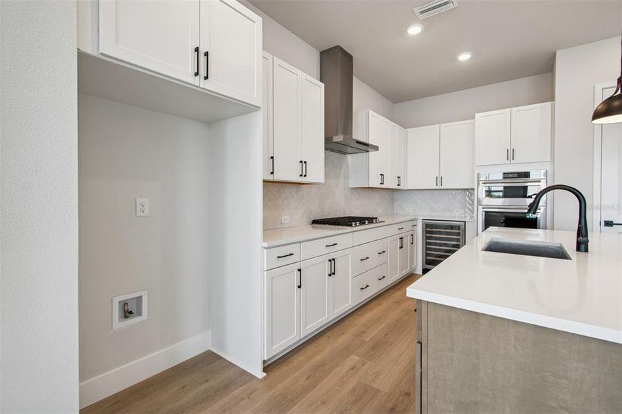 Furnished interior view inside a new home in Emerald Landing at Waterside at Lakewood Ranch – Lake Series, Sarasota (Image 11).