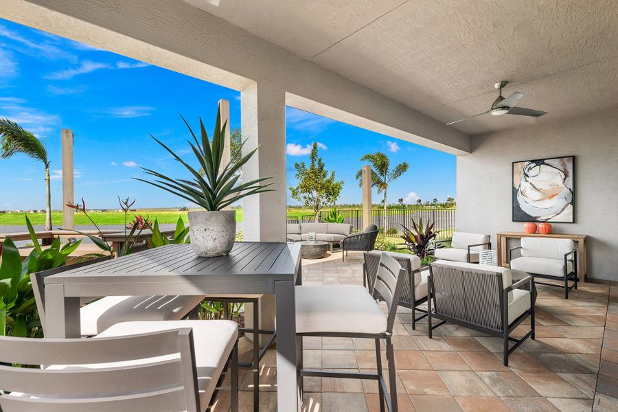 Representative exterior details of a home built from the Bimini by GL Homes in Valencia Parc at Riverland, Port St. Lucie (Image 23).