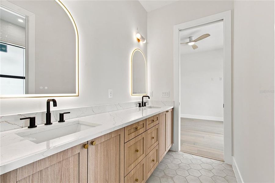 Furnished interior view inside a new home in , Tampa (Image 43).