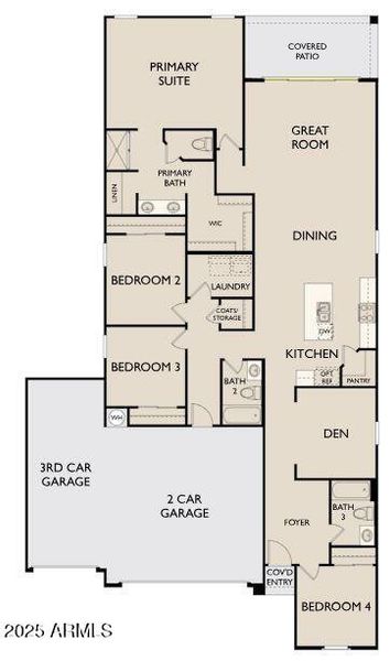 Poppy Floorplan L Garage with Slider