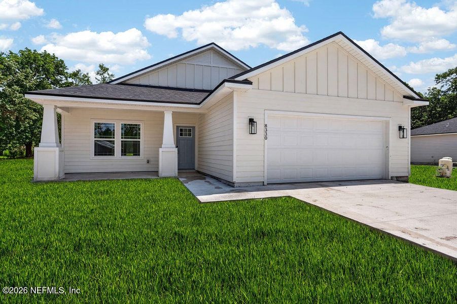 Front exterior of a new home in , Starke, FL, highlighting curb appeal (Image 17).