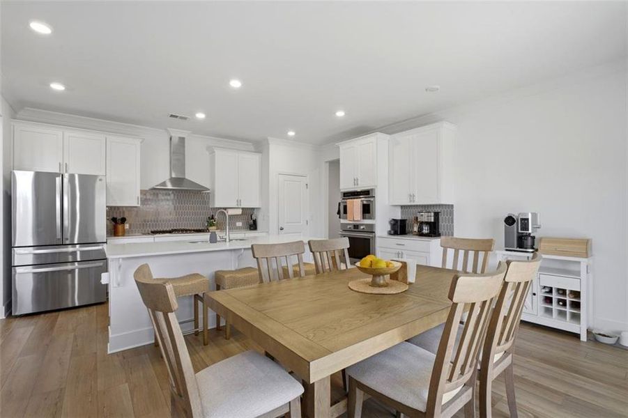Furnished interior view inside a new home in , Dallas (Image 18).