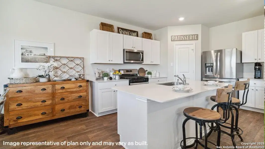 Furnished interior view inside a new home in , San Antonio (Image 33).