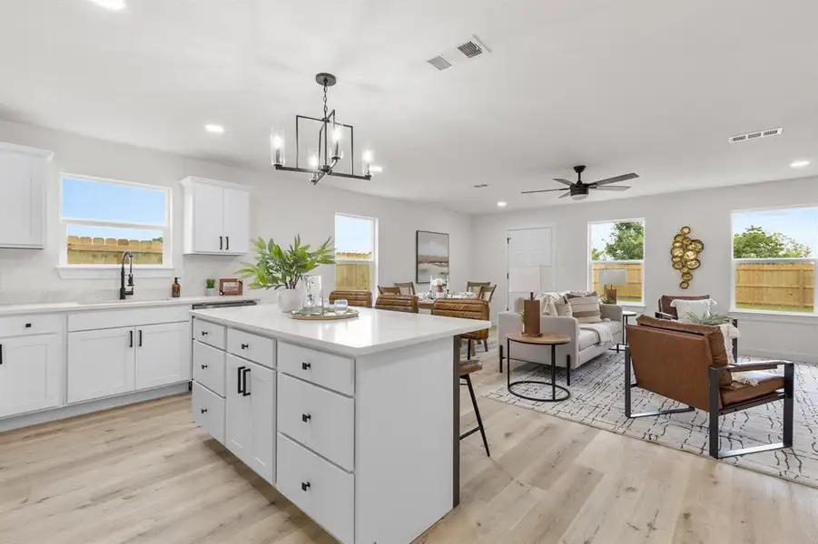 Furnished interior view inside a new home in , Robinson (Image 8).