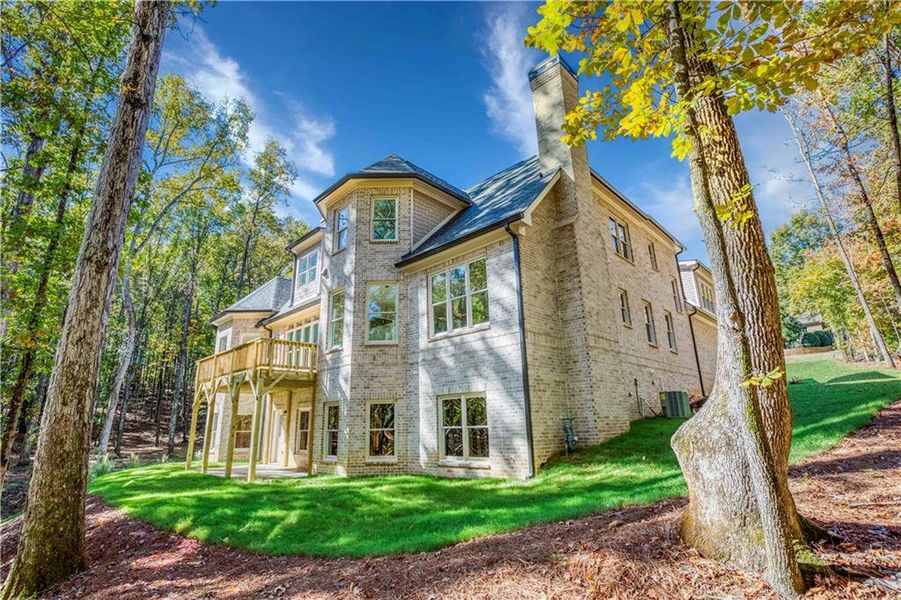 Exterior details and patio area of a home in , Monroe (Image 3). Exterior details and patio area of a home in , Monroe (Image 3).