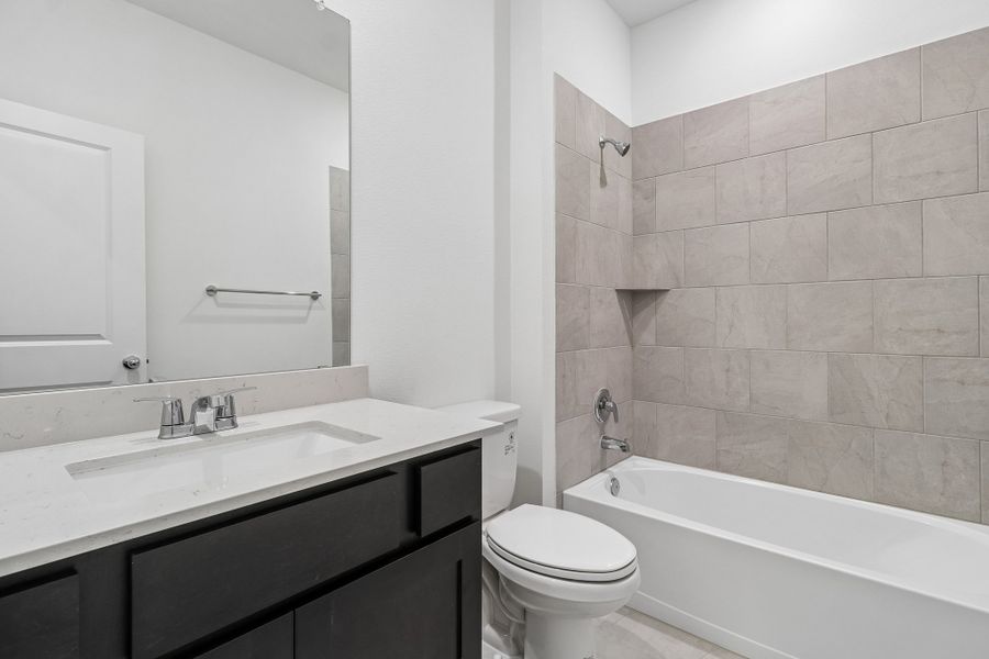 Furnished interior view inside a new home in Parkton Square, Kyle (Image 11).