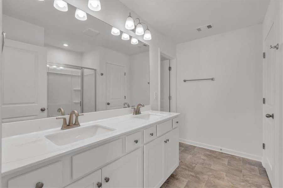 Furnished interior view inside a new home in The View at Groover's Lake, Lithia Springs (Image 12).