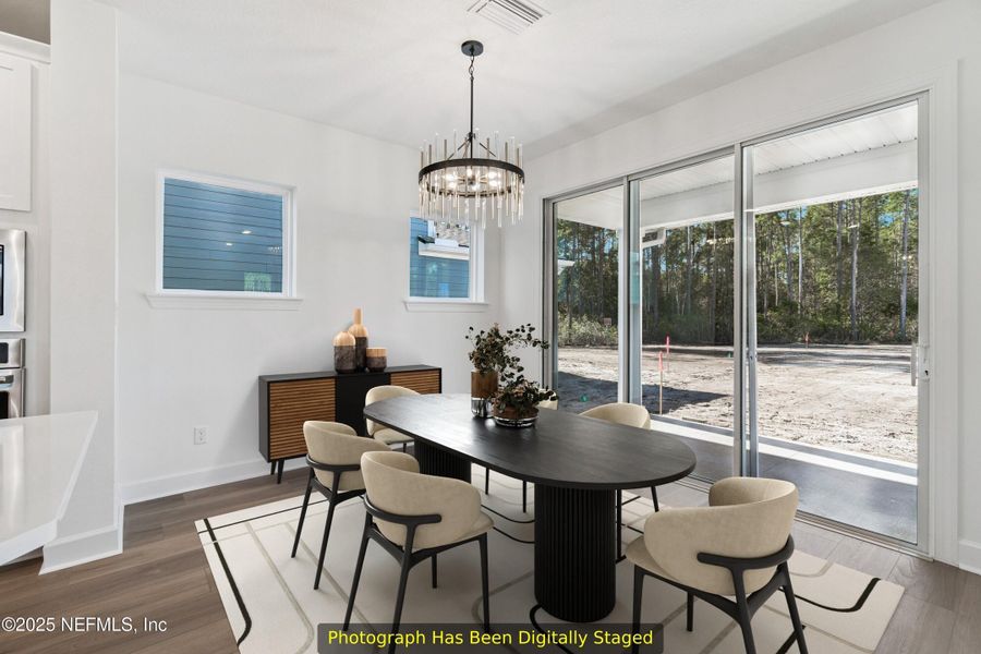 Furnished interior view inside a new home in Evergreen Island at Silverleaf - Classic, St. Augustine (Image 12).
