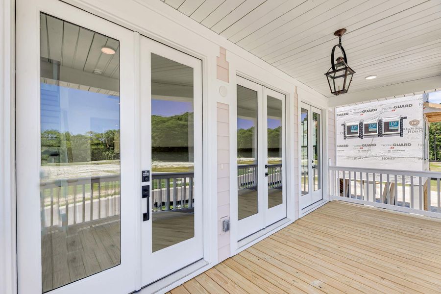 Exterior details and patio area of a home in Miller's Crossing, Johns Island (Image 22). Exterior details and patio area of a home in Miller's Crossing, Johns Island (Image 22).