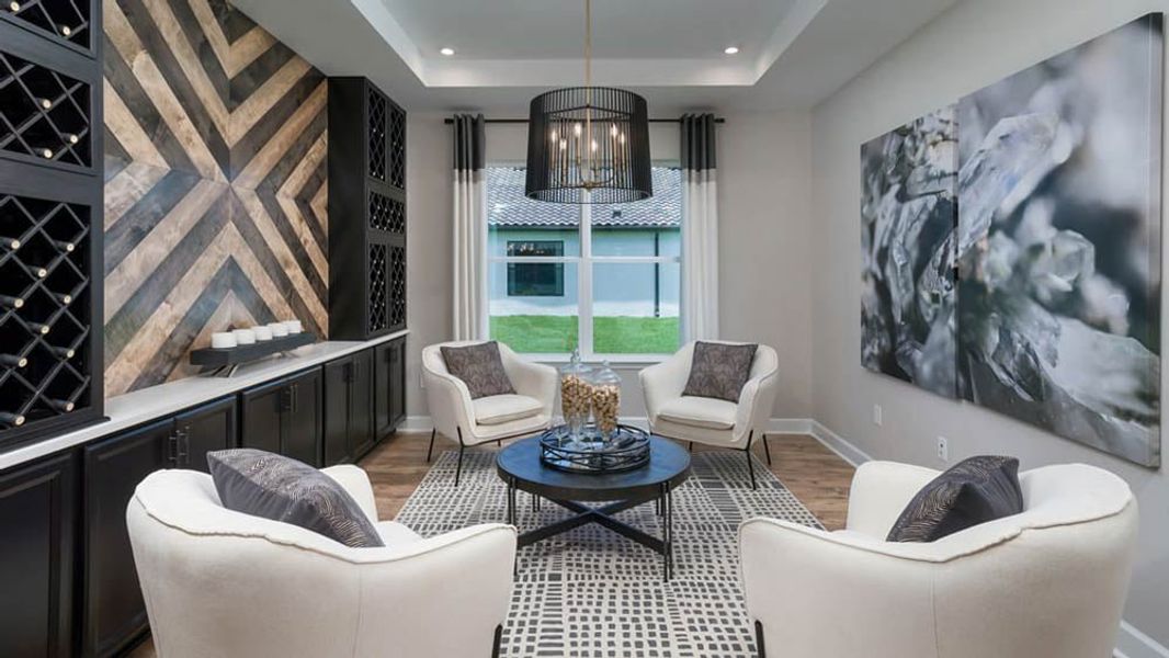 Furnished interior view inside a new home in Timber Ridge, Plant City (Image 9).