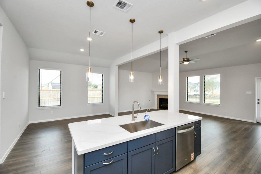 Furnished interior view inside a new home in Arabella on the Prairie: Premier Collection, Richmond (Image 15).